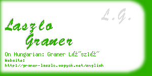 laszlo graner business card